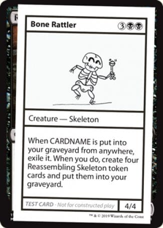 Bone Rattler (2021 Edition) [Mystery Booster Playtest Cards] MTG Single Magic: The Gathering  | Multizone: Comics And Games