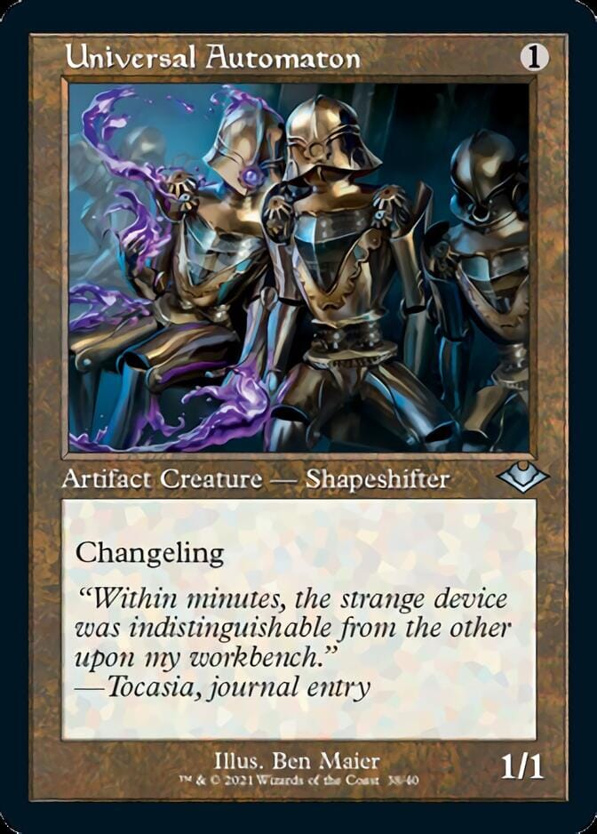 Universal Automaton (Retro Foil Etched) [Modern Horizons] MTG Single Magic: The Gathering  | Multizone: Comics And Games