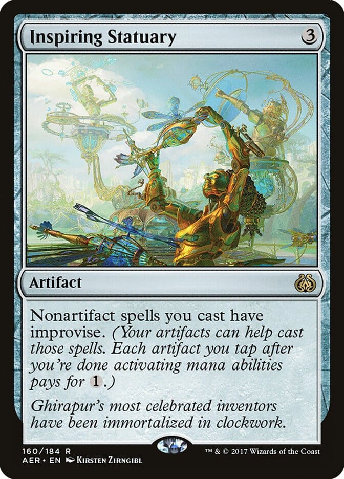 Inspiring Statuary [Aether Revolt] MTG Single Magic: The Gathering  | Multizone: Comics And Games