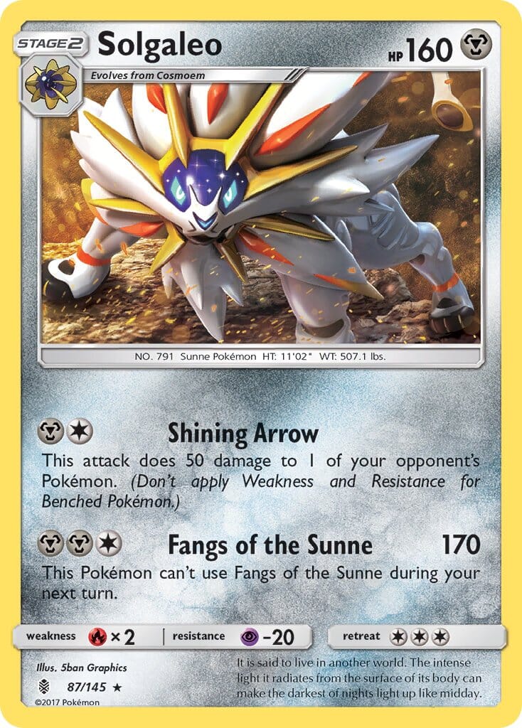 Solgaleo (87/145) (Theme Deck Exclusive) [Sun & Moon: Guardians Rising] Pokemon Single Pokémon  | Multizone: Comics And Games