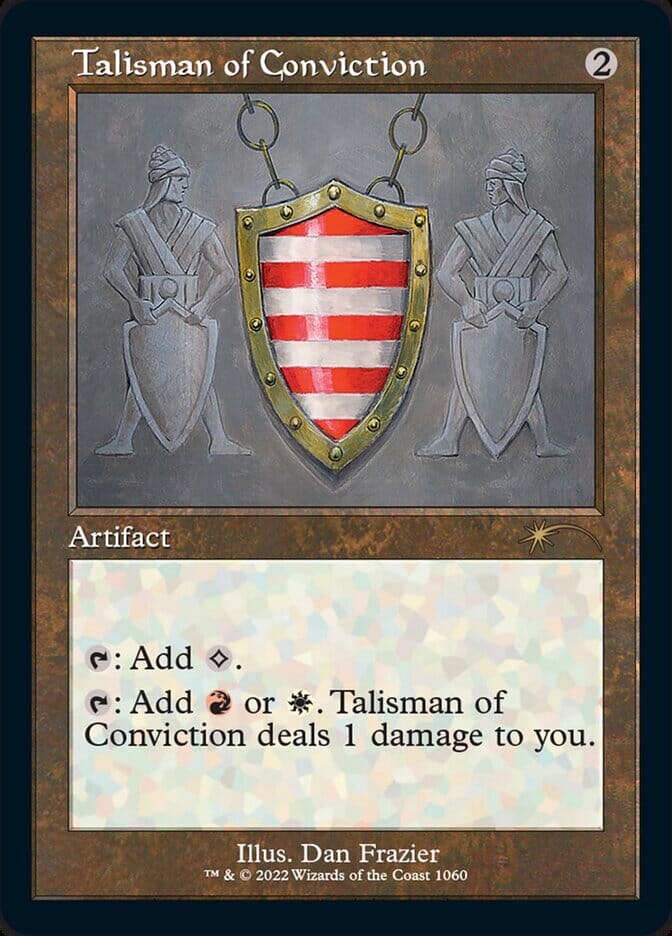 Talisman of Conviction (Foil Etched) [Secret Lair Drop Series] MTG Single Magic: The Gathering  | Multizone: Comics And Games