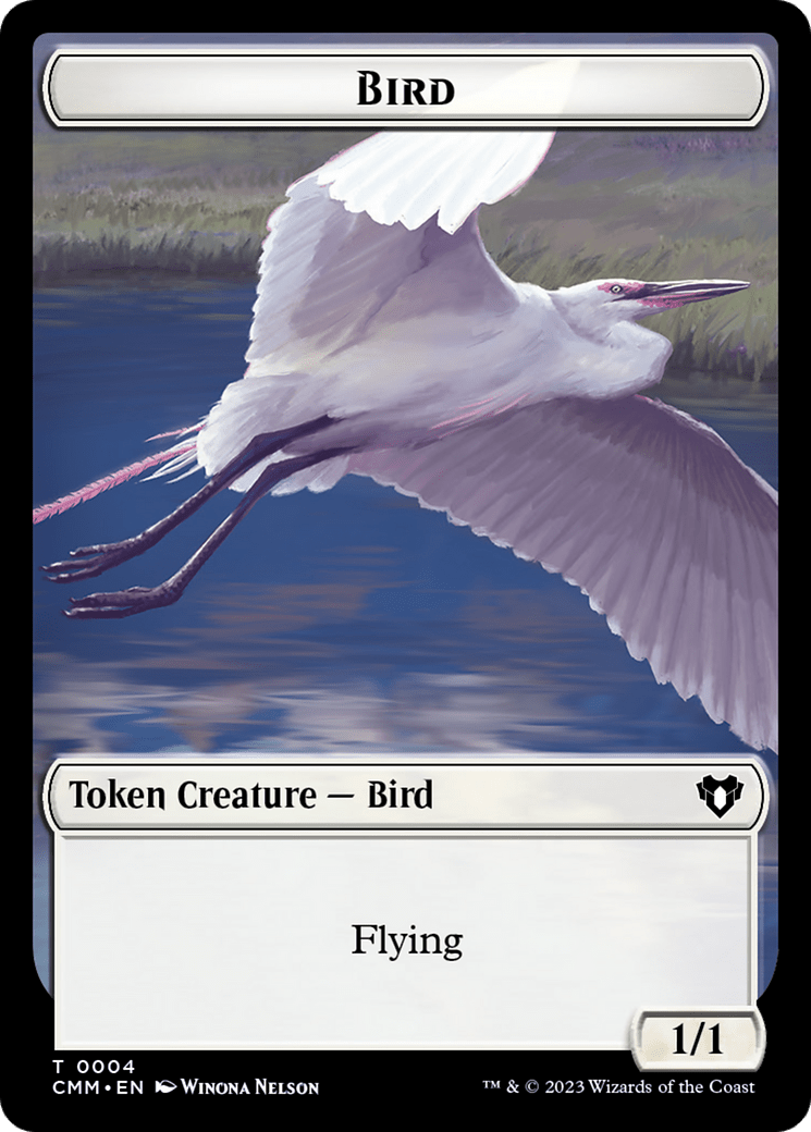 Bird Token [Commander Masters Tokens] MTG Single Magic: The Gathering  | Multizone: Comics And Games