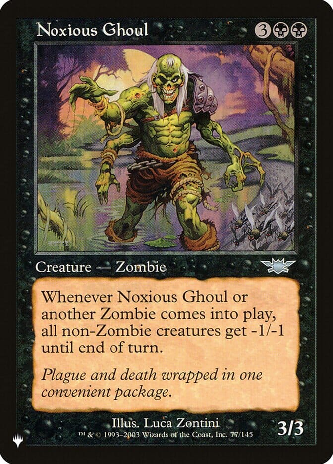 Noxious Ghoul [The List] MTG Single Magic: The Gathering  | Multizone: Comics And Games