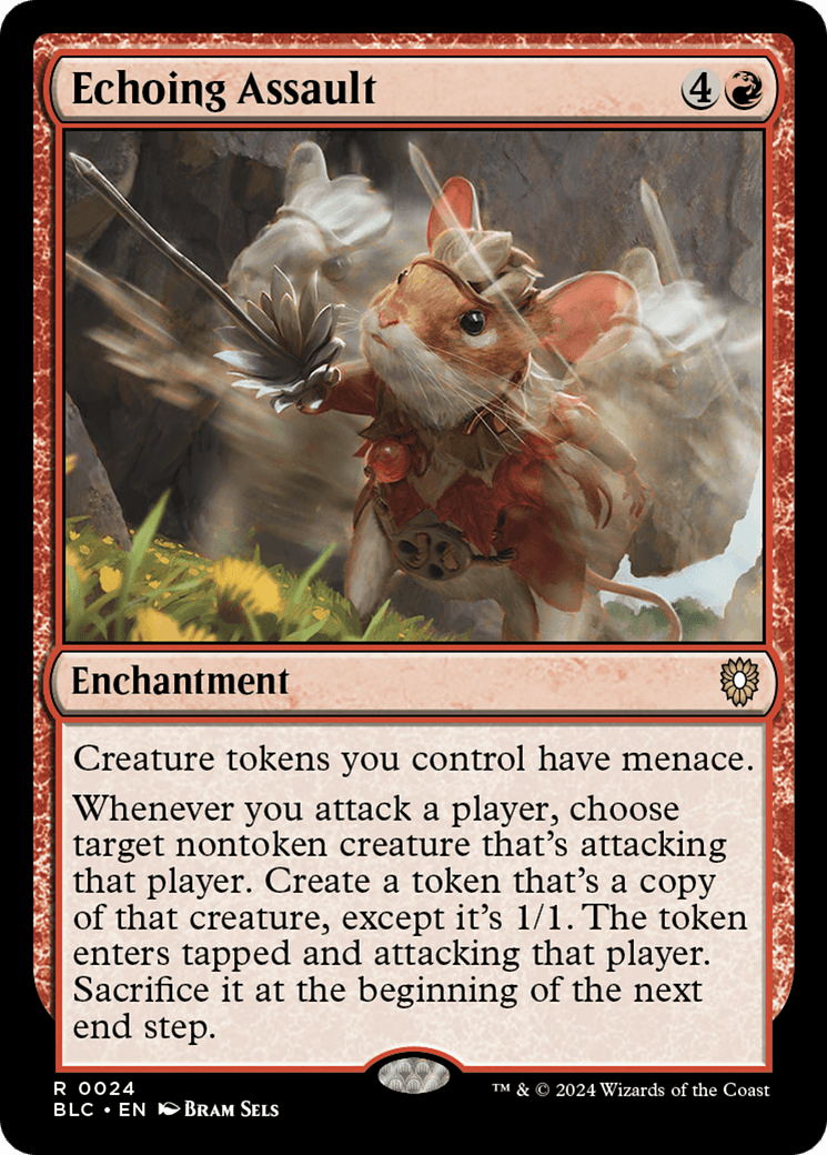 Echoing Assault [Bloomburrow Commander] MTG Single Magic: The Gathering  | Multizone: Comics And Games