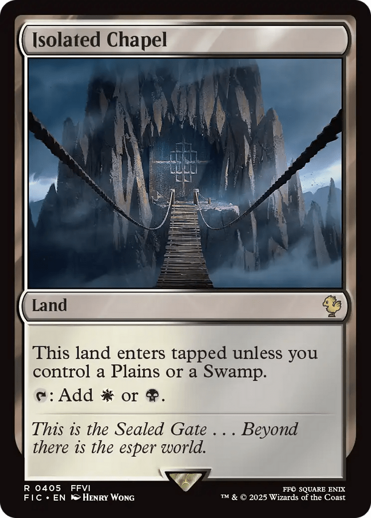 Isolated Chapel [FINAL FANTASY Commander] MTG Single Magic: The Gathering  | Multizone: Comics And Games