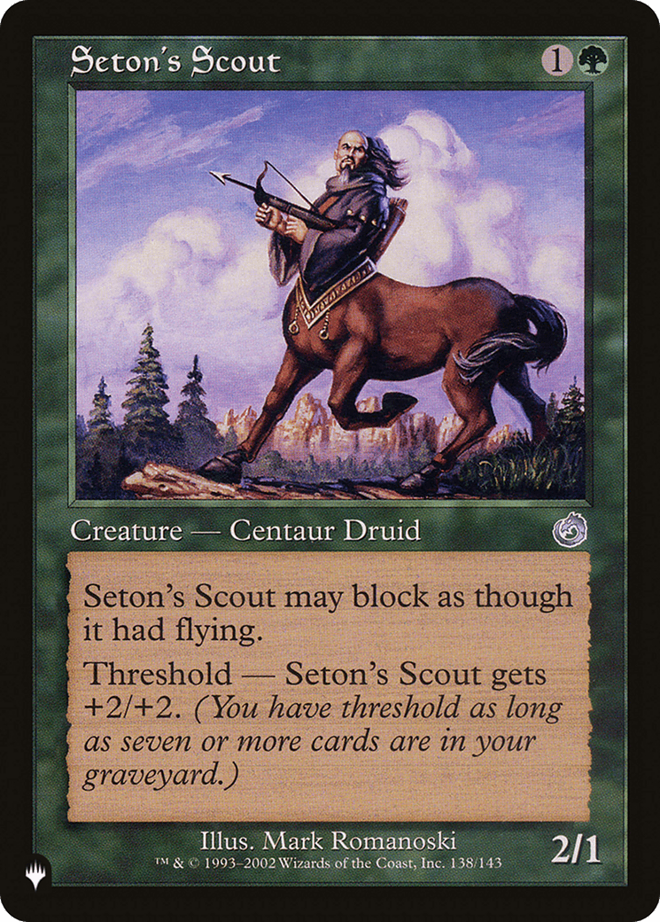 Seton's Scout [The List] MTG Single Magic: The Gathering  | Multizone: Comics And Games