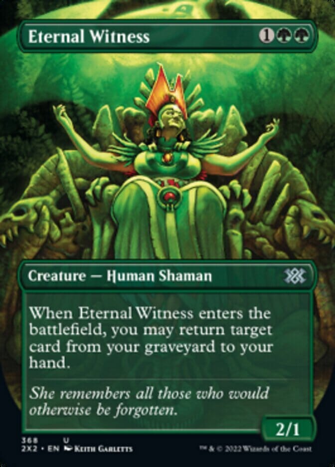 Eternal Witness (Borderless Alternate Art) [Double Masters 2022] MTG Single Magic: The Gathering  | Multizone: Comics And Games