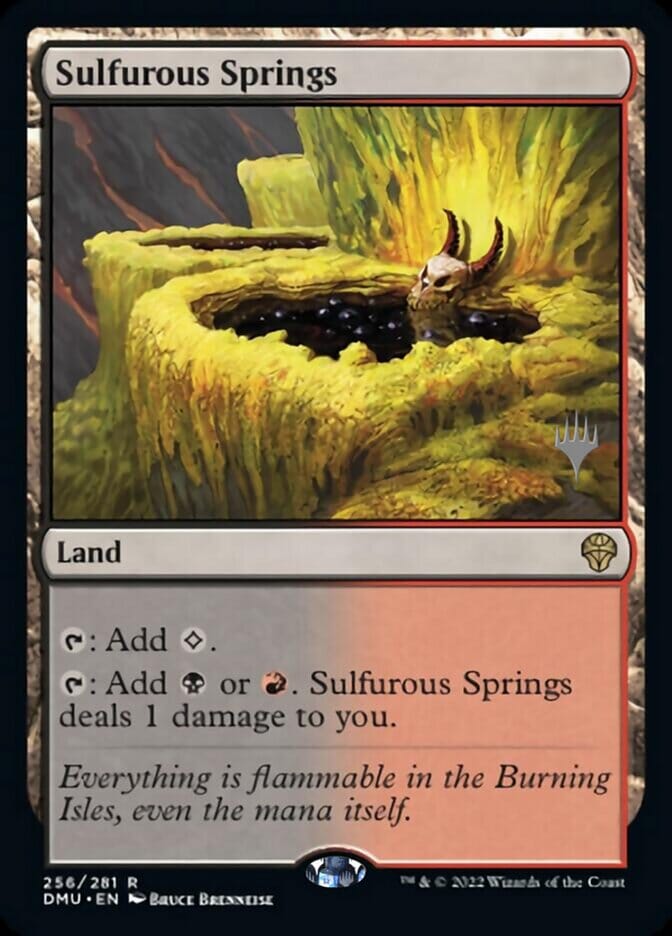 Sulfurous Springs (Promo Pack) [Dominaria United Promos] MTG Single Magic: The Gathering  | Multizone: Comics And Games