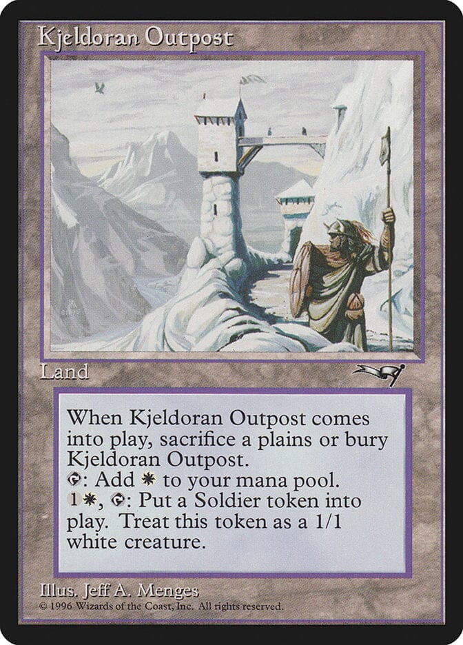 Kjeldoran Outpost [Alliances] MTG Single Magic: The Gathering  | Multizone: Comics And Games