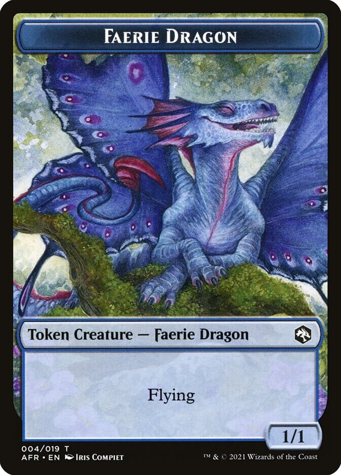 Devil // Faerie Dragon Double-Sided Token [Dungeons & Dragons: Adventures in the Forgotten Realms Tokens] MTG Single Magic: The Gathering  | Multizone: Comics And Games