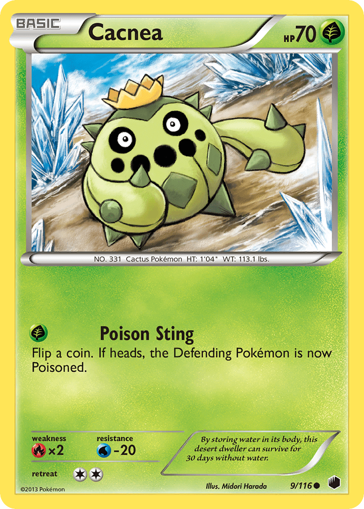 Cacnea (9/116) [Black & White: Plasma Freeze] Pokemon Single Pokémon  | Multizone: Comics And Games