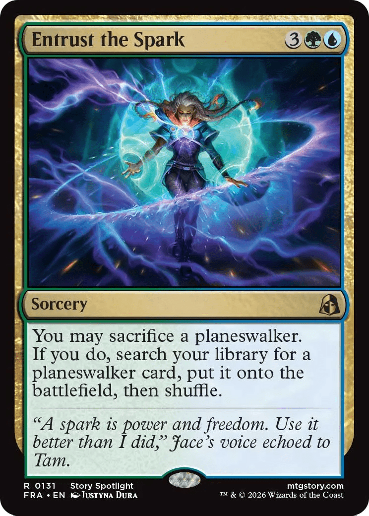 Entrust the Spark [Reality Fracture] MTG Single Magic: The Gathering  | Multizone: Comics And Games