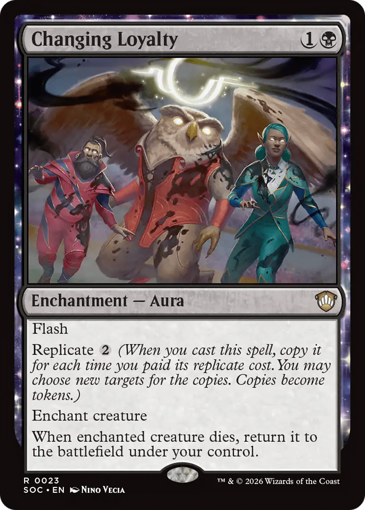 Changing Loyalty [Secrets of Strixhaven Commander] MTG Single Magic: The Gathering  | Multizone: Comics And Games