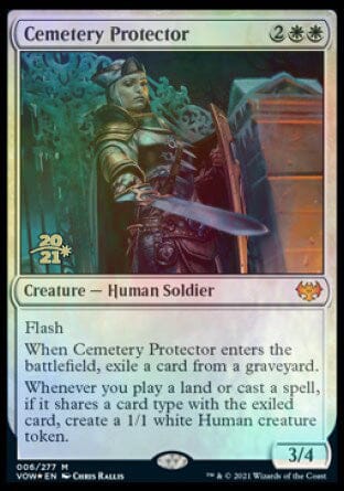 Cemetery Protector [Innistrad: Crimson Vow Prerelease Promos] MTG Single Magic: The Gathering  | Multizone: Comics And Games