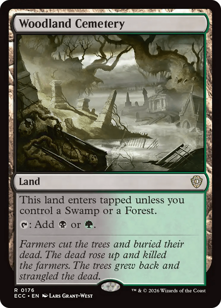 Woodland Cemetery [Lorwyn Eclipsed Commander] MTG Single Magic: The Gathering  | Multizone: Comics And Games
