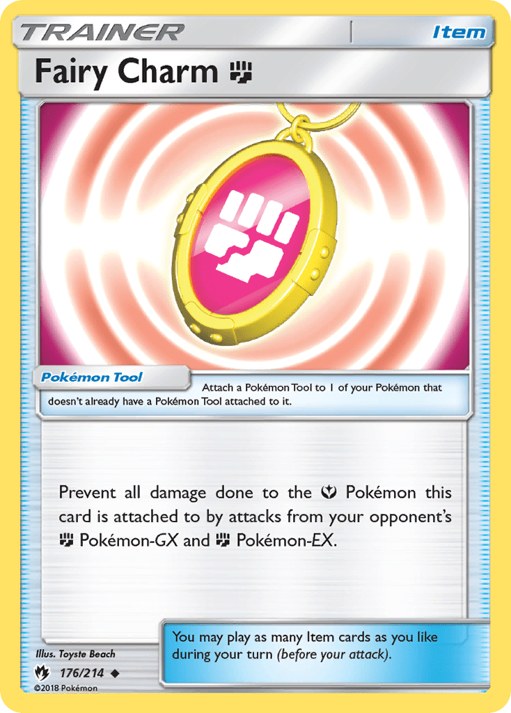 Fairy Charm Fighting (176/214) [Sun & Moon: Lost Thunder] Pokemon Single Pokémon  | Multizone: Comics And Games