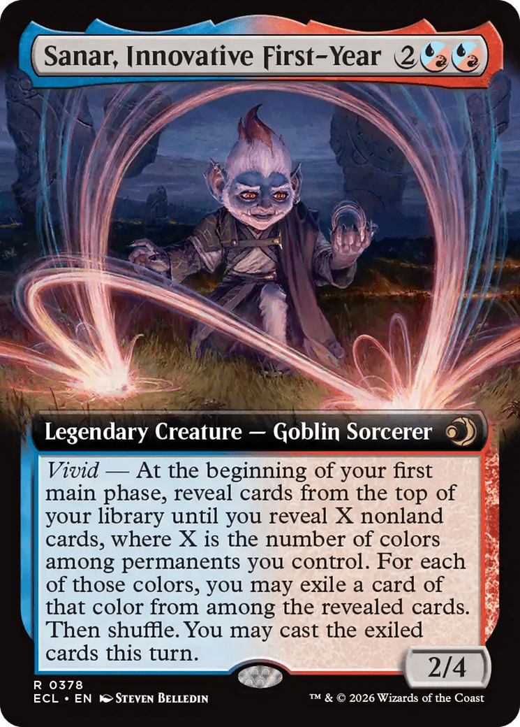 Sanar, Innovative First-Year (Extended Art) [Lorwyn Eclipsed] MTG Single Magic: The Gathering  | Multizone: Comics And Games