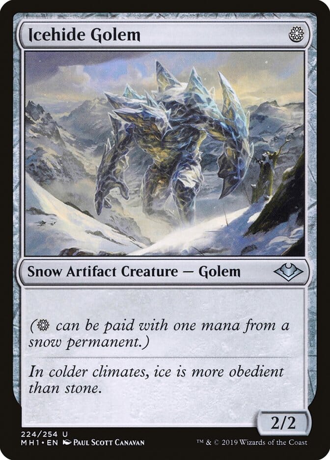 Icehide Golem [Modern Horizons] MTG Single Magic: The Gathering  | Multizone: Comics And Games