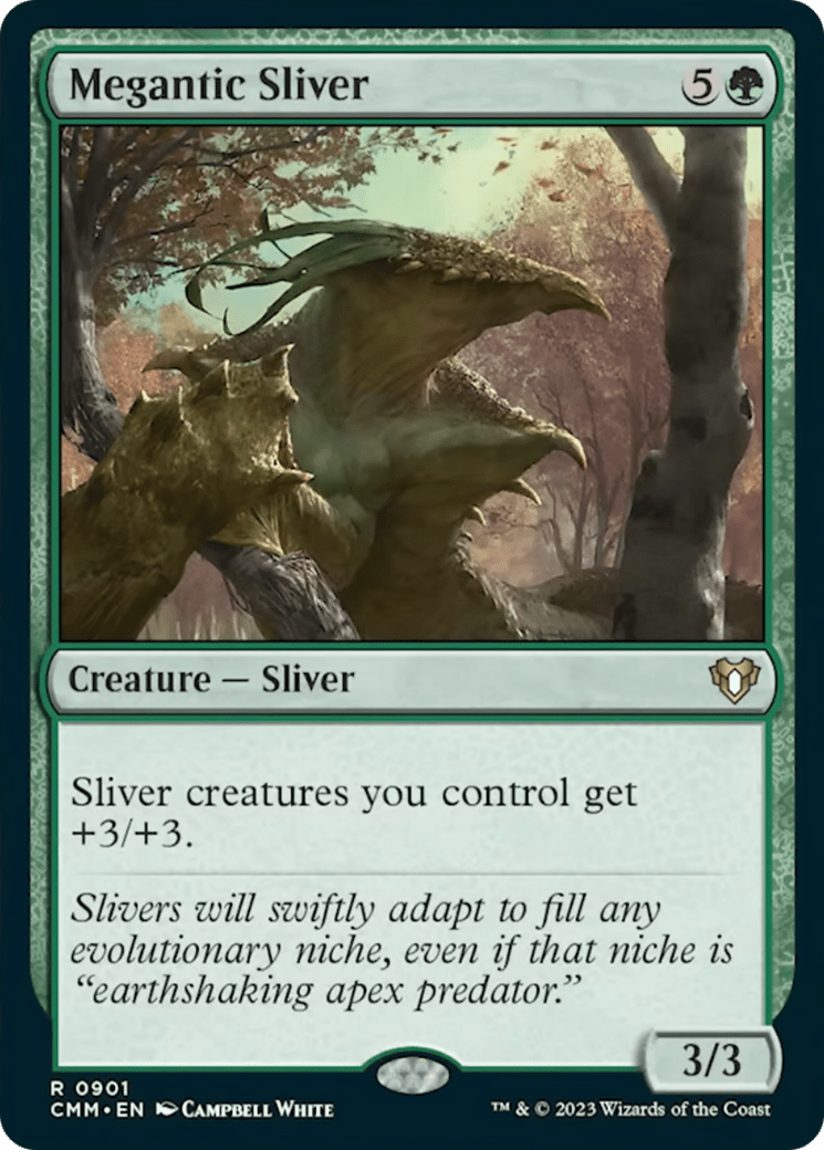 Megantic Sliver [Commander Masters] MTG Single Magic: The Gathering  | Multizone: Comics And Games