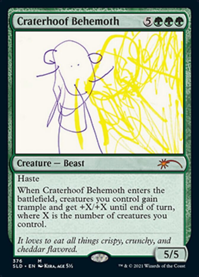 Craterhoof Behemoth (376) [Secret Lair Drop Series] MTG Single Magic: The Gathering  | Multizone: Comics And Games