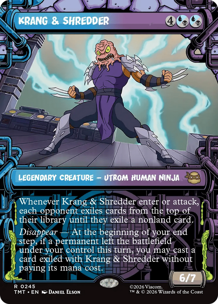 Krang & Shredder (Showcase) [Teenage Mutant Ninja Turtles] MTG Single Magic: The Gathering  | Multizone: Comics And Games