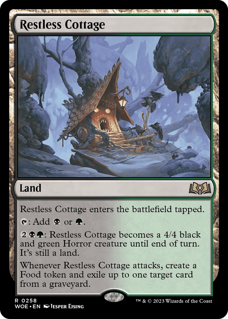 Restless Cottage [Wilds of Eldraine] MTG Single Magic: The Gathering  | Multizone: Comics And Games
