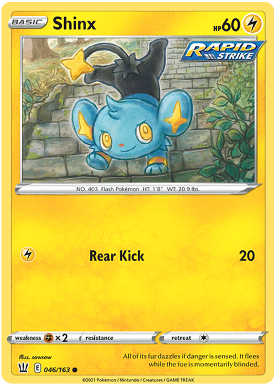 Shinx (046/163) [Sword & Shield: Battle Styles] Pokemon Single Pokémon  | Multizone: Comics And Games