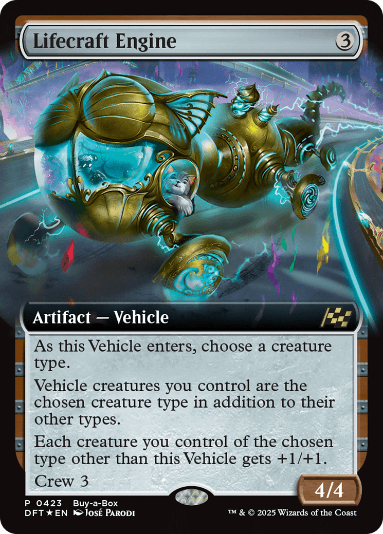 Lifecraft Engine (Extended Art) (Buy-A-Box) [Aetherdrift Promos] MTG Single Magic: The Gathering  | Multizone: Comics And Games