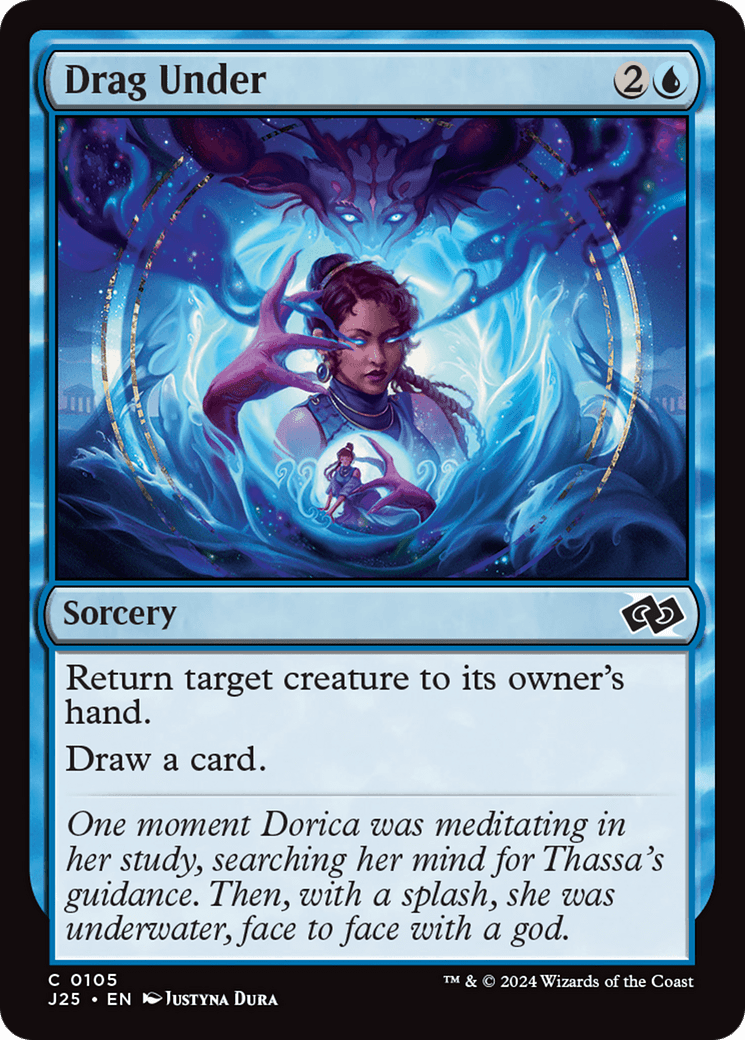 Drag Under [Foundations Jumpstart] MTG Single Magic: The Gathering  | Multizone: Comics And Games