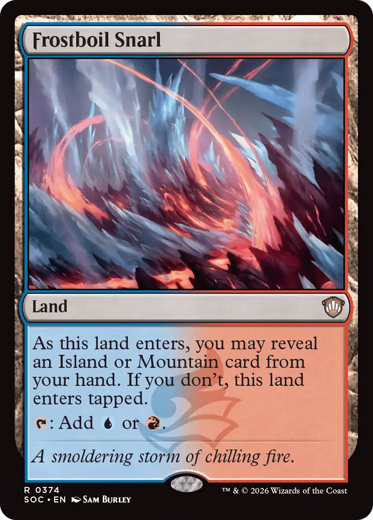 Frostboil Snarl [Secrets of Strixhaven Commander] MTG Single Magic: The Gathering  | Multizone: Comics And Games