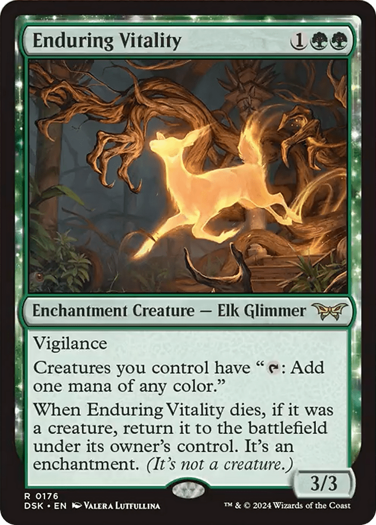 Enduring Vitality [Duskmourn: House of Horror] MTG Single Magic: The Gathering  | Multizone: Comics And Games