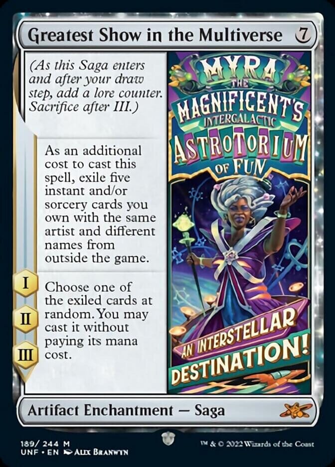 Greatest Show in the Multiverse [Unfinity] MTG Single Magic: The Gathering  | Multizone: Comics And Games
