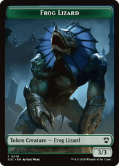 Food // Frog Lizard Double-Sided Token [Secrets of Strixhaven Commander Tokens] MTG Single Magic: The Gathering  | Multizone: Comics And Games