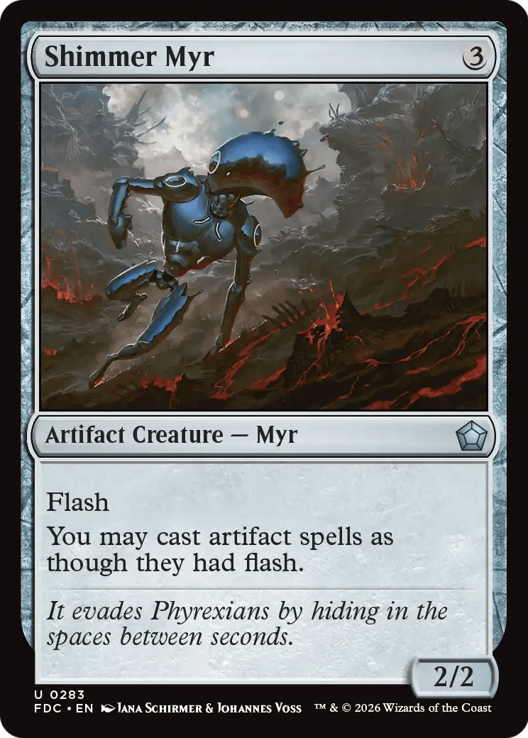 Shimmer Myr [Foundations Commander] MTG Single Magic: The Gathering  | Multizone: Comics And Games