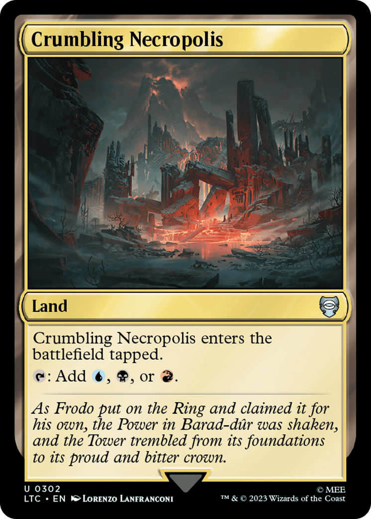 Crumbling Necropolis [The Lord of the Rings: Tales of Middle-Earth Commander] MTG Single Magic: The Gathering  | Multizone: Comics And Games
