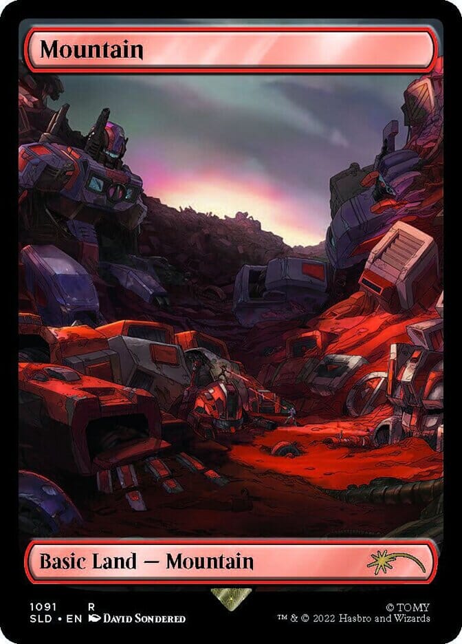 Mountain (1091) [Secret Lair Drop Series] MTG Single Magic: The Gathering  | Multizone: Comics And Games