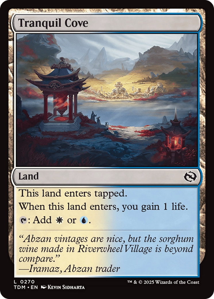 Tranquil Cove [Tarkir: Dragonstorm] MTG Single Magic: The Gathering  | Multizone: Comics And Games