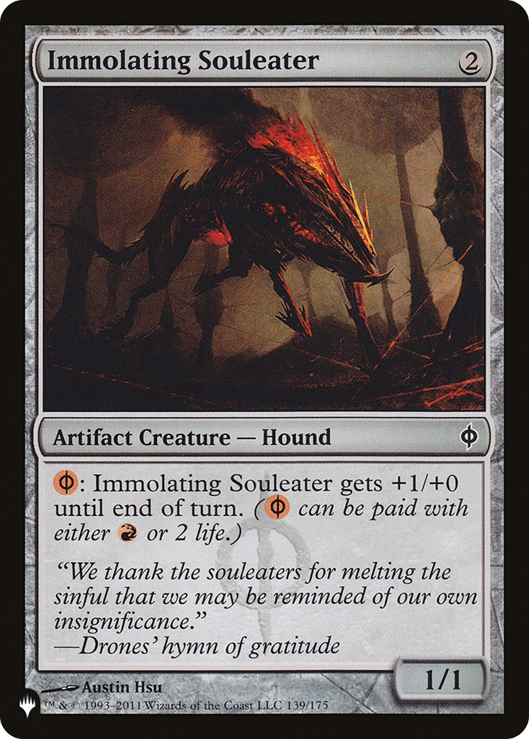 Immolating Souleater [The List] MTG Single Magic: The Gathering  | Multizone: Comics And Games