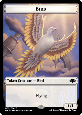 Elephant // Bird Double-Sided Token [Dominaria Remastered Tokens] MTG Single Magic: The Gathering  | Multizone: Comics And Games