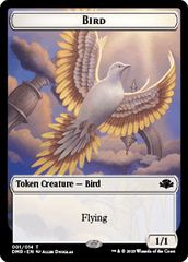 Zombie // Bird Double-Sided Token [Dominaria Remastered Tokens] MTG Single Magic: The Gathering  | Multizone: Comics And Games