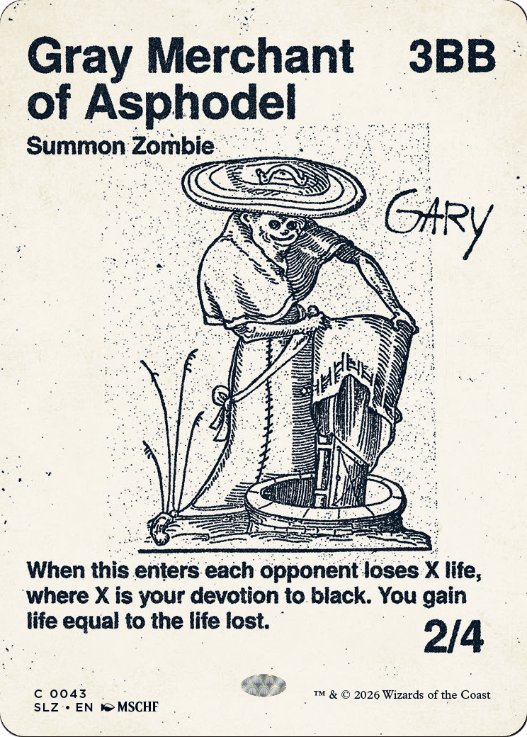 Gray Merchant of Asphodel (0043) [Secret Lair x MSCHF: The Zeta Set] | Multizone: Comics And Games
