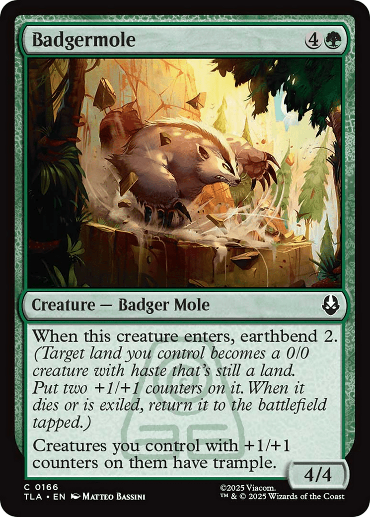 Badgermole [Avatar: The Last Airbender] MTG Single Magic: The Gathering  | Multizone: Comics And Games