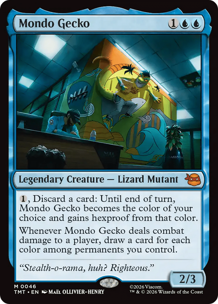 Mondo Gecko [Teenage Mutant Ninja Turtles] MTG Single Magic: The Gathering  | Multizone: Comics And Games