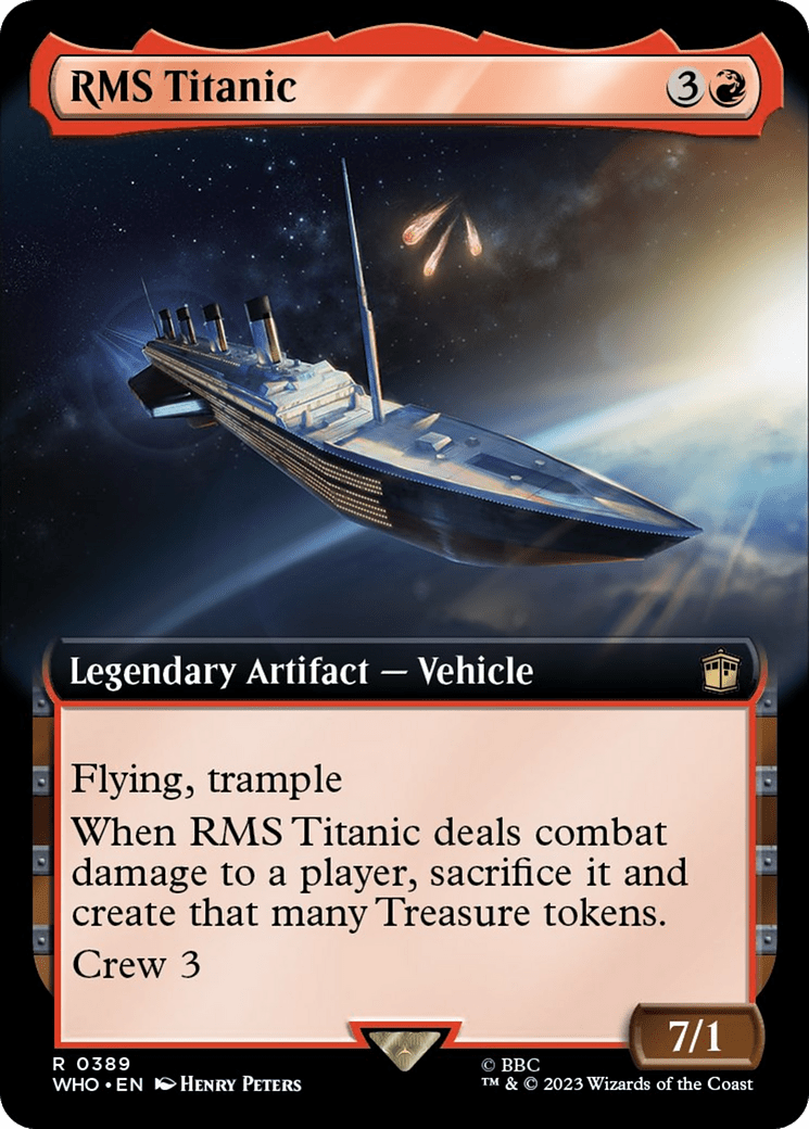 RMS Titanic (Extended Art) [Doctor Who] MTG Single Magic: The Gathering  | Multizone: Comics And Games