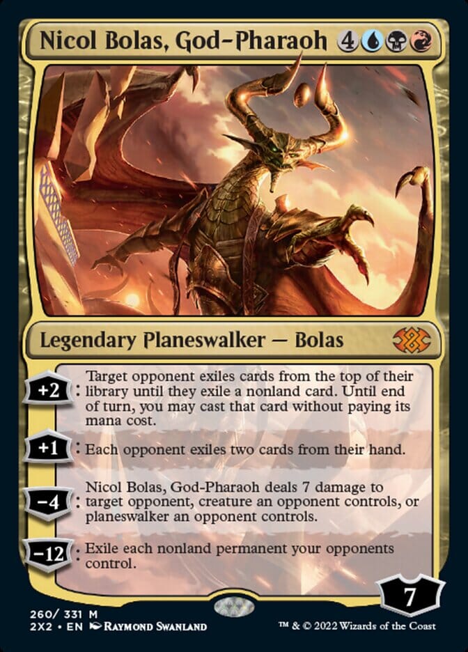 Nicol Bolas, God-Pharaoh [Double Masters 2022] MTG Single Magic: The Gathering  | Multizone: Comics And Games