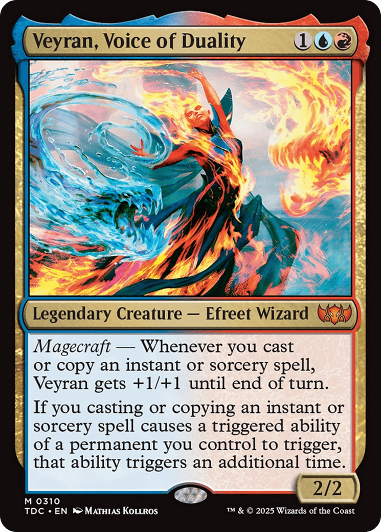 Veyran, Voice of Duality [Tarkir: Dragonstorm Commander] MTG Single Magic: The Gathering  | Multizone: Comics And Games