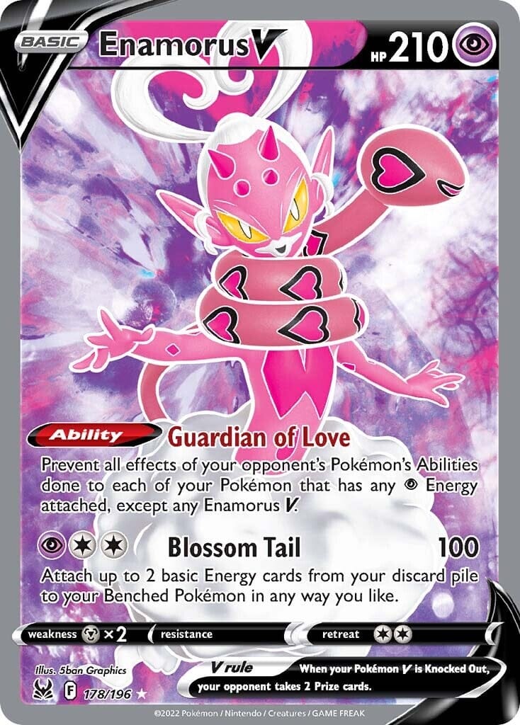 Enamorus V (178/196) [Sword & Shield: Lost Origin] Pokemon Single Pokémon  | Multizone: Comics And Games