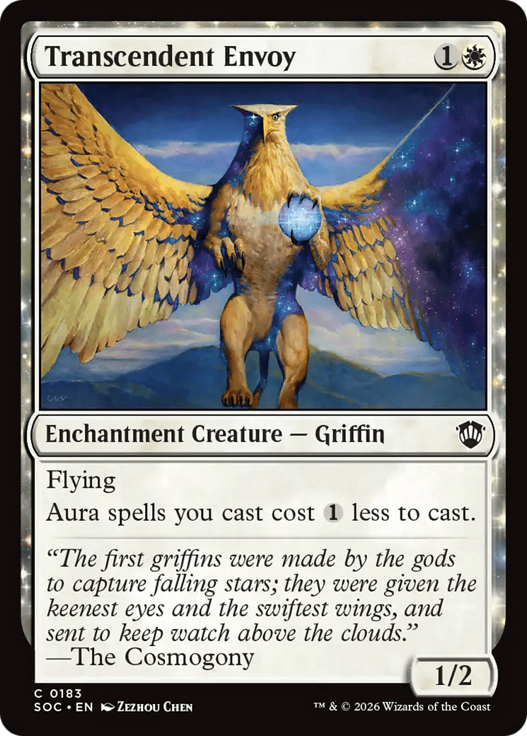 Transcendent Envoy [Secrets of Strixhaven Commander] MTG Single Magic: The Gathering  | Multizone: Comics And Games