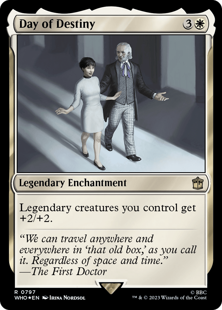 Day of Destiny (Surge Foil) [Doctor Who] MTG Single Magic: The Gathering  | Multizone: Comics And Games