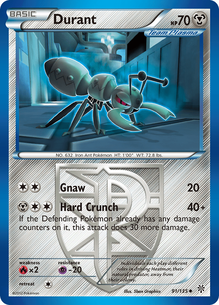 Durant (91/135) [Black & White: Plasma Storm] Pokemon Single Pokémon  | Multizone: Comics And Games